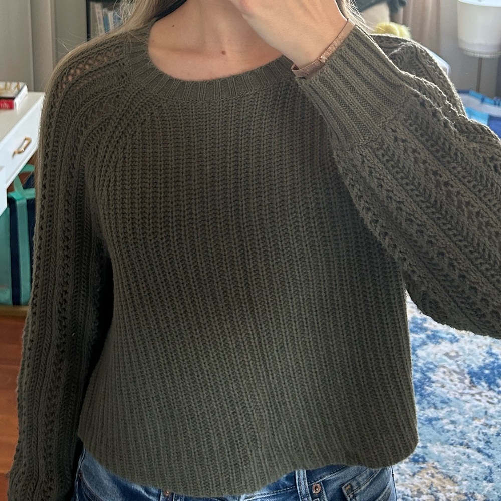 Olive Green Women's Sweater